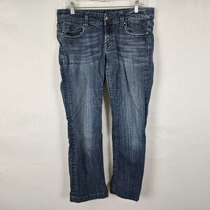 Vigoss Jeans Women's 32 Blue The Hampton Boot Medium Wash